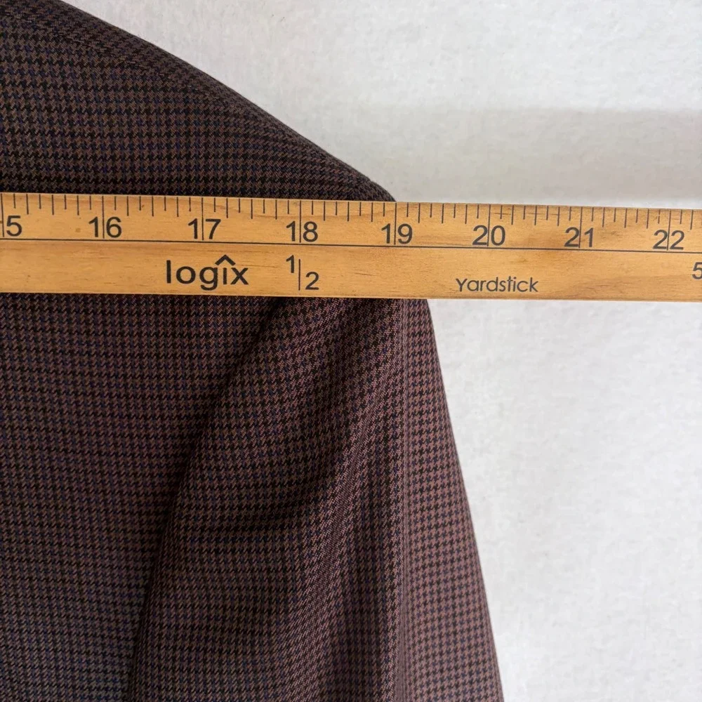 Jos. A. Bank Blazer Mens 40L Brown Silk Wool Signature Gold Gordon Sport Coat EX